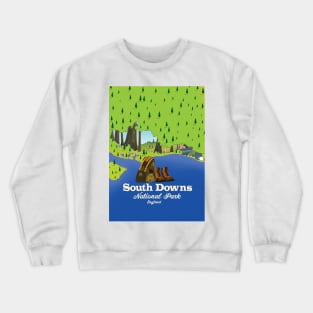 South Downs National Park England Crewneck Sweatshirt